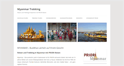 Desktop Screenshot of myanmar-trekking.ch